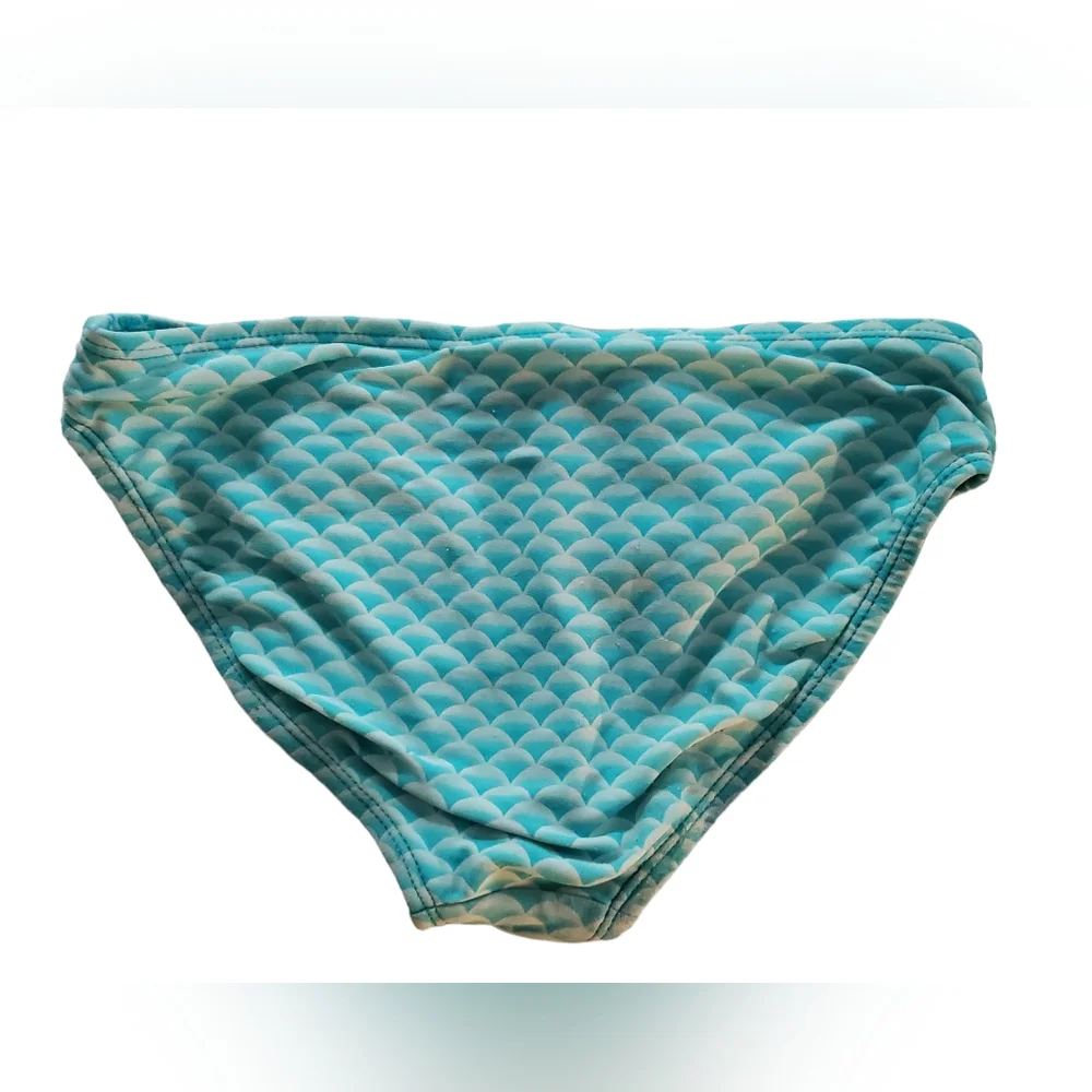 Girls Mermaid On Duty Tankini Black And Turquoise Size‎ L 10/12